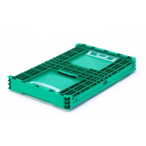 Customized Logo Bule Transportation Box Folding Plastic Collapsible Moving