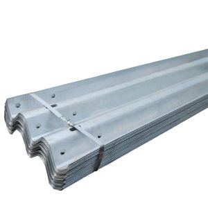 Roadway Safety Galvanized Highway Steel Guardrail with ISO9001 2008 Certificatio
