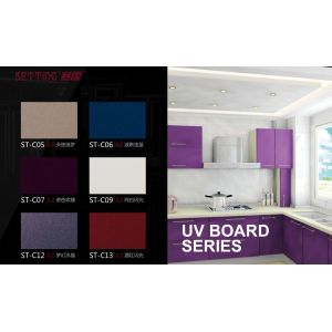 E1 grade UV MDF board for kitchen and Wardrop