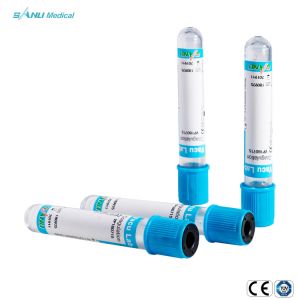 Vacuum Coagulation Blood Test Tube Disposable CE Approved BLUE CAP