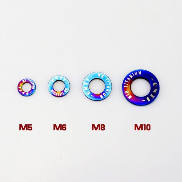 Buy All size Anodizing color Titanium alloy washer M2-M22 at wholesale prices