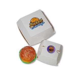Customized hamburger box eco-friendly and recyclable disposable fast food