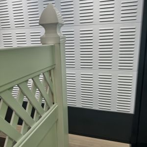 Low Maintenance Privacy Vinyl Pvc Fencing Panels UV Protection