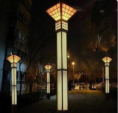No Radiation Road Smart Solar Street Light Saving Energy garden solar light courtyard light