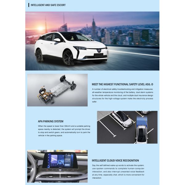 2023 2024 Energy Vehicles SAIC-GM Buick-Milan 6 Model EV Cars with Fast Charging Equipment within Rear-engine Rear-drive