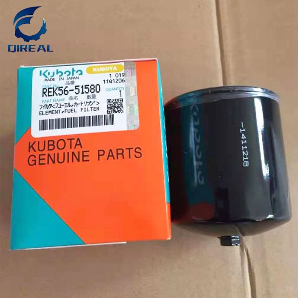 Buy Fuel filter REK56-51580 for Kubota 155-5/175-5 excavator at wholesale prices