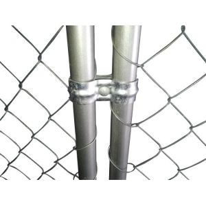 8'x12' temporary chain link fence panels diameter wire 11.5ga chain link mesh 2"