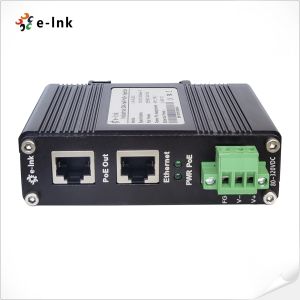 80~320VDC Power Input Industrial Gigabit PoE+ Injector