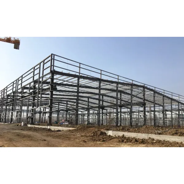 Factory Prefabricated Steel Structure Organic Fertilizer Production Workshop Warehouse