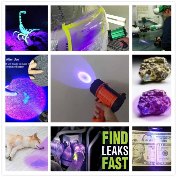 IP66 395NM 3W Led UV Curing Lights For Auto Coating