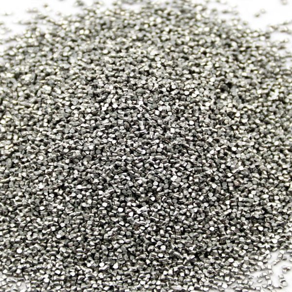Purity 99.9% Zinc Cut Wire Shot / Shot Blasting Media for Shot Blasting