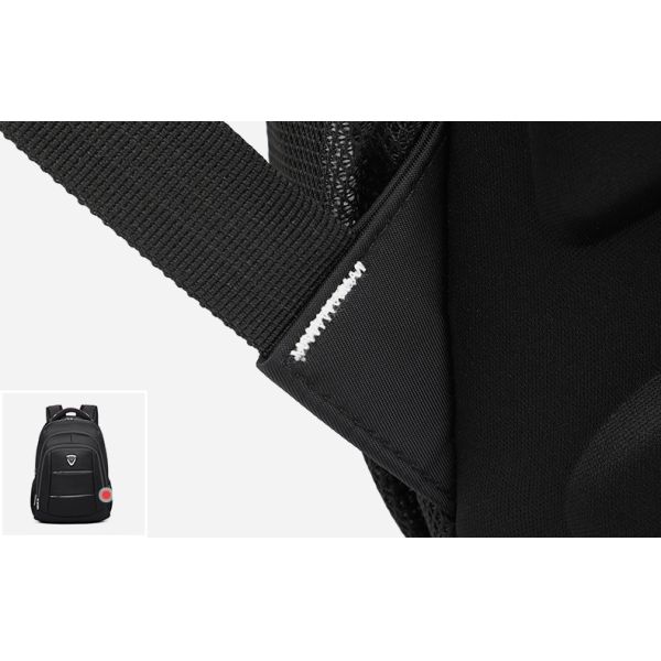 Large Custom Travel Backpack Leather Zip Motorcycle Ventilative Compartment