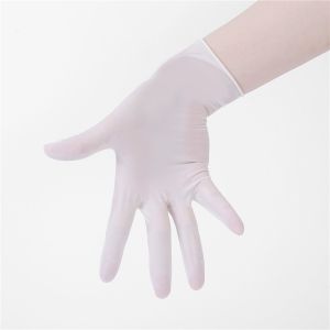 Anti Allergy EO Medical Consumable Items Disposable Latex Examination Gloves