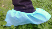 OEM Available Disposable Waterproof Shoe Covers Smooth / Anti - Skid Surface