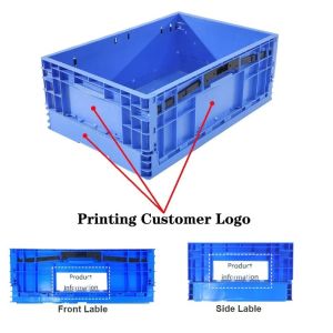 Foldable Plastic Container Reusable and Space-Saving Solution for Moving Needs