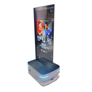 Interactive Touchscreen Transparent OLED Display For Retail And Business