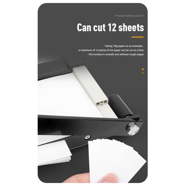Precision Cutting Made Easy with Our A4 Manual Paper Cutter Aluminium Alloy