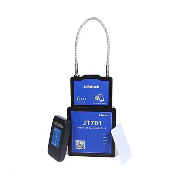 Buy Rechargeable GPS Tracking Padlock RFID SMS TCP JT701 Cargo Navigation Seal at wholesale prices