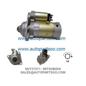 M2T57671 M2T57672 - MITSUBISHI Starter Motor 12V 2.7KW 14T MOTORES DE ARRANQUE