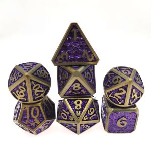 Poker Hand Carved DND poker High Temperature Dice Sets Polyhedral