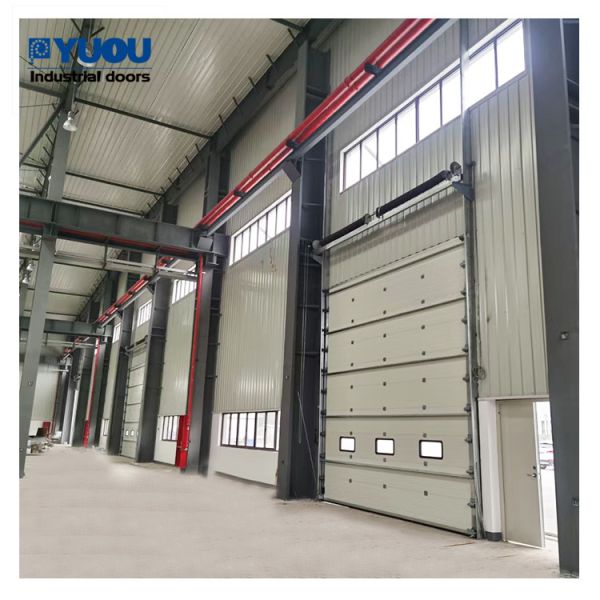 Premium Steel Sectional Overhead Door Insulated Eco Friendly PU 500mm Panel