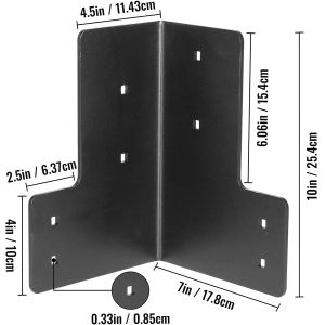Nonstandard Wood Beam Workbench Brackets 3.54*8.54 Standard or Nonstandard
