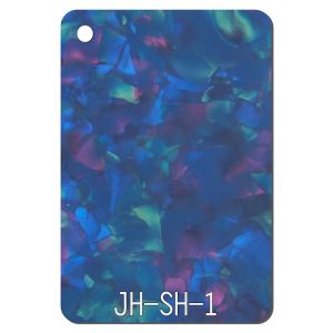 1.25g/cm3 Pattern Acrylic Sheet Pearlescent Mineral Crystal Sheet