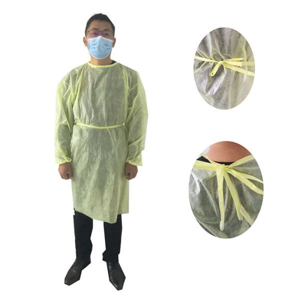 Buy Waterproof Medical Protective Clothing , PP 37sgm Disposable Protective Suit at wholesale prices