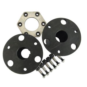 Black Disc Steel Flexible Diaphragm Coupling For Textile Machinery