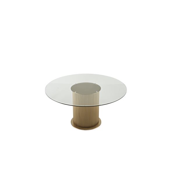 Good Price of High Quality Luxury Stainless steel Base Tempered Glass Top Dining