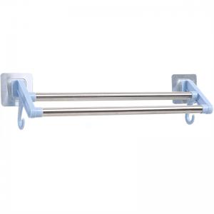 China Perforation - Free Bathroom Towel Rack Stainless Steel Wall Mounted Towel Holder on sale