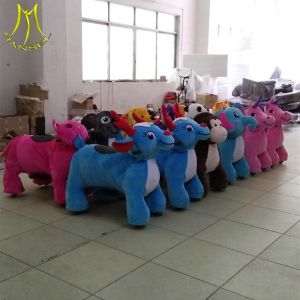 Hansel rideable animal on toys for mall ride plush electrical animal toy cars