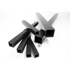 Carbon Square Tubes CFRP Pipes Twill Exterior Material