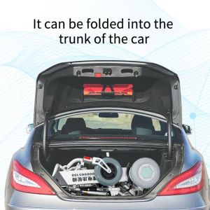 CE Lithium Battery Portable Foldable Electric Wheelchair