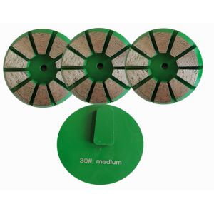 Terrco Diamond Grinding Stones With 8 Triangle Segments For Concrete Floor