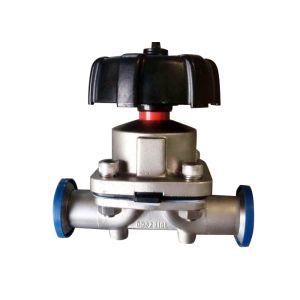 TP304 Three Way Manual Sanitary Diaphragm Valves For Beverage