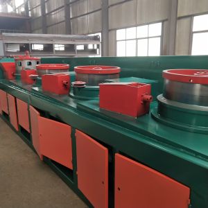 Aluminum Alloy 560mm Straight Line Wire Drawing Machine