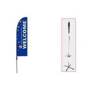 Personalised Outdoor Promotional Flags And Banners Advertising Usage BSCI