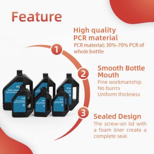 1L Anti Freezing Engine Oil Bottle Hot Stamping Surface Handling