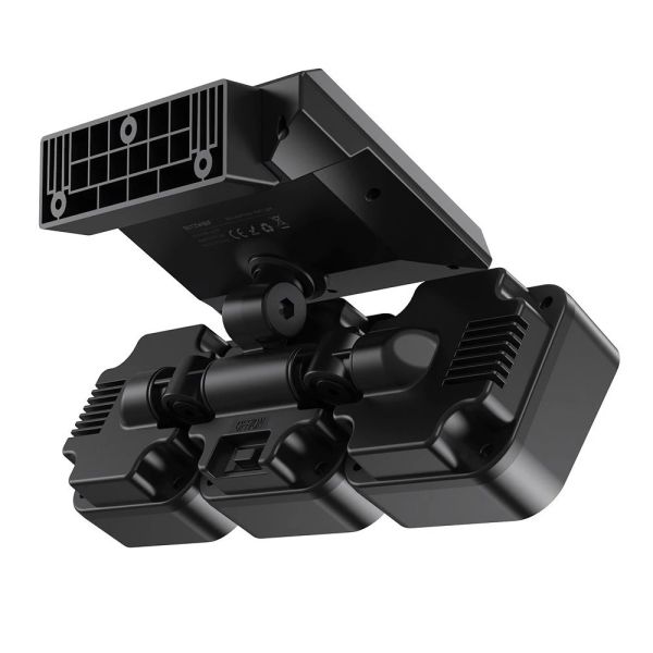 218LED 3 Heads 650lm Solar Power LED Lamp 1.3W IP64 Waterproof Wall Light