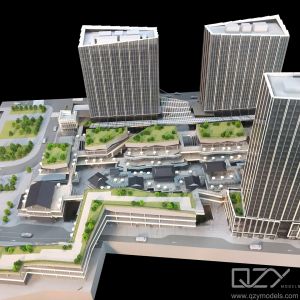 1/300 Suzhou Huamao Tower Model Miniature Architectural Models