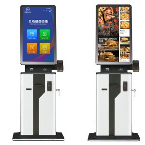 Barcode Card Reader Automatic Service Kiosk for Business Use