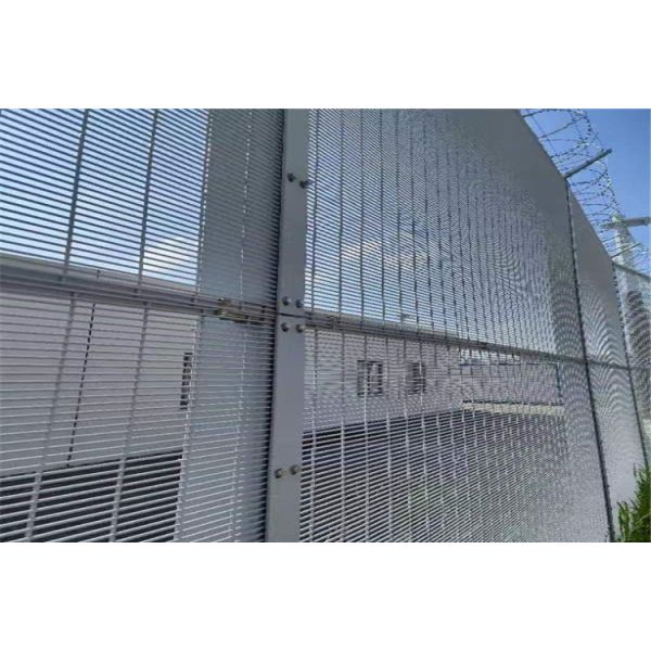 Buy Powder Coated 358 High Security Fence 1.8m Prison Mesh Anti Climb at wholesale prices