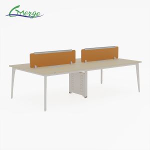 Adjustable Shelves and Glass Divider Functionality in Open Space Office