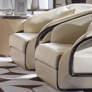 Faux Matte Leather Living Room Sectional Sofas Unfolded Upholstered Sectional