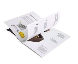Quality RoHS CMYK Paper Folding Instructions , PGAA Manual Instruction Booklet Printing for sale