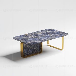 130x70x45cm SS Coffee Table Sintered Stone Top Coffee Table For Living Room
