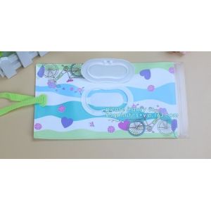 eco biodegradable Reusable CMYK UV Printed Zip Top Travel Plastic EVA Baby