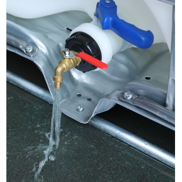 Reducing Adapter Coupling S60x6 Thread To 1/2" 3/4" 1" For IBC Tank Fitting Hose Water Drain