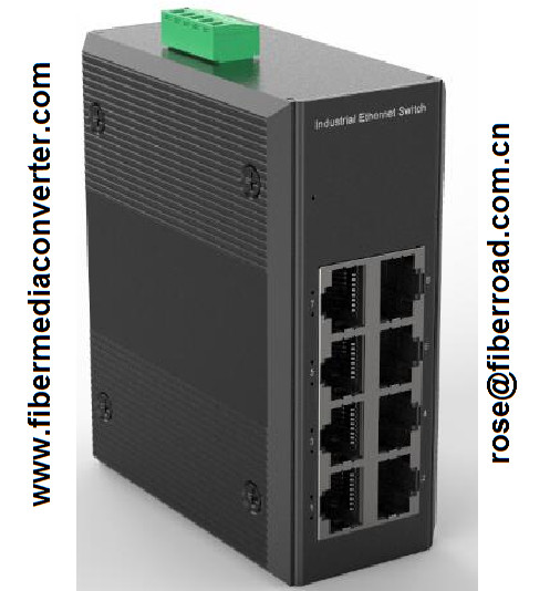 Buy 8-Port Industrial Ethernet  Switch  -40℃~75℃,8x10/100/1000Base-TX Ethernet Switch at wholesale prices